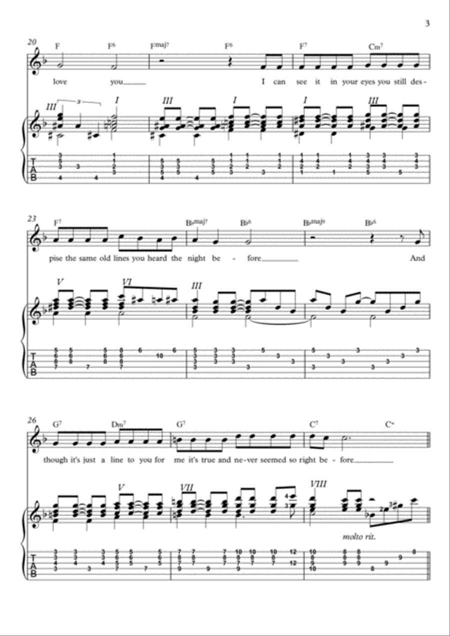 Somethin' Stupid Electric Guitar scores gallery preview page 3