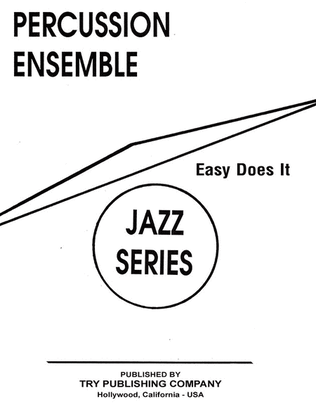 Percussion Ensemble Series - Easy Does It