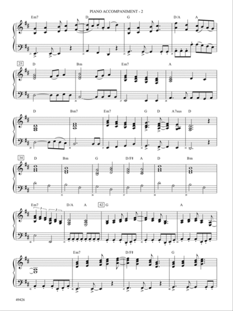 Come Fly with Me: Piano Accompaniment Orchestra scores gallery preview page 2