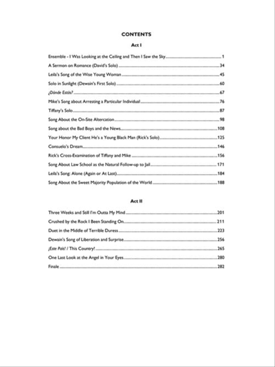 John Adams - I Was Looking at the Ceiling and Then I Saw the Sky Voice scores gallery preview page 5