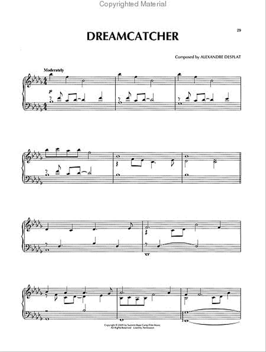 The Twilight Saga - New Moon Piano Solo scores gallery preview page 4