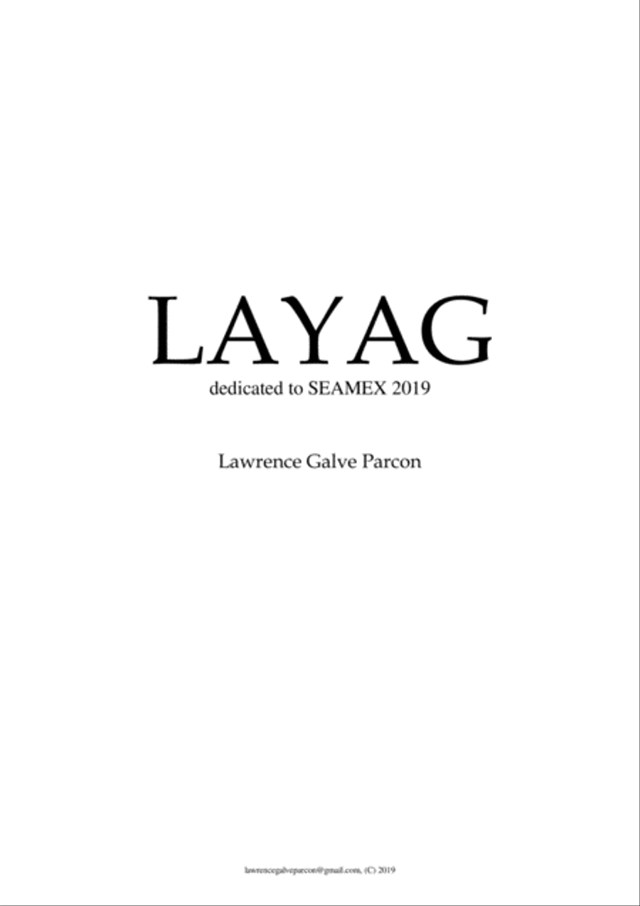Layag (Sail) Chamber Orchestra scores gallery preview page 1