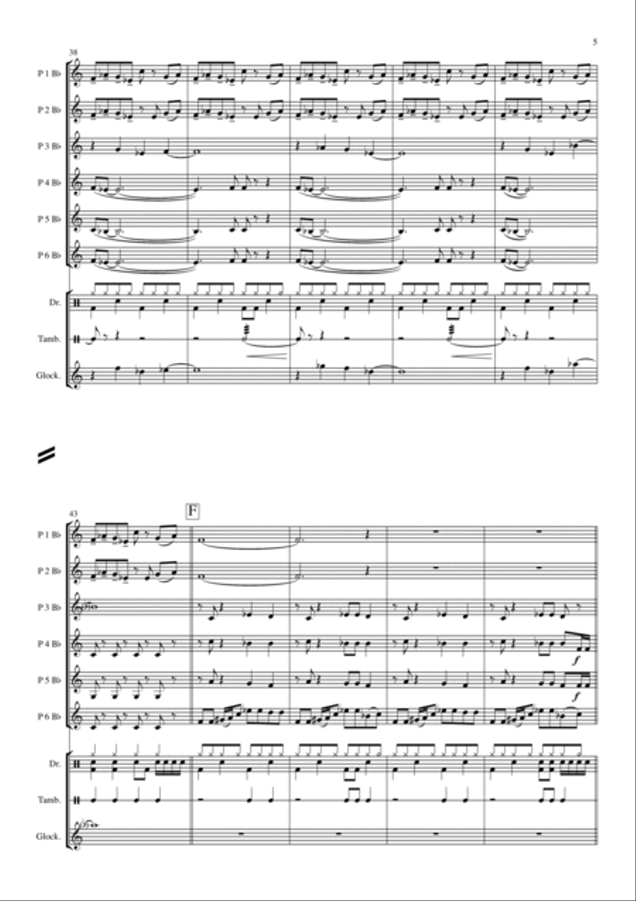 Ghostbusters Concert Band scores gallery preview page 5