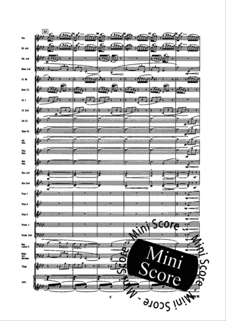Wald Sinfonie Concert Band scores gallery preview page 14