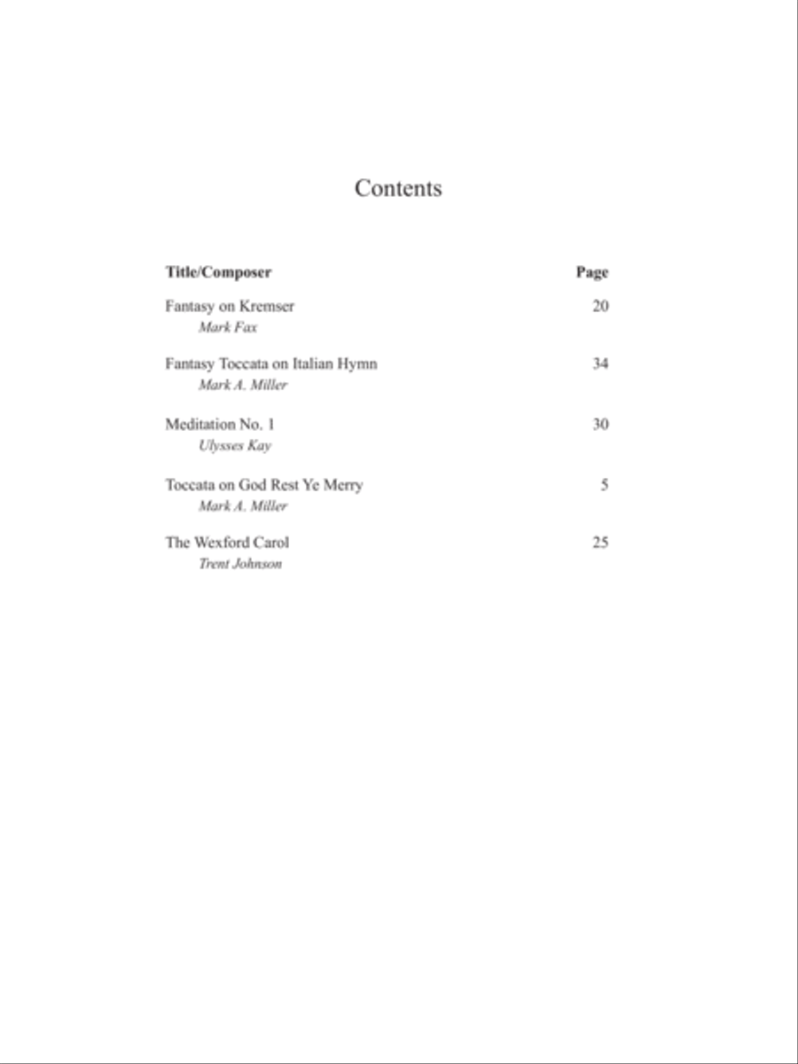 African-American Organ Music Anthology, Volume 10 Organ scores gallery preview page 3