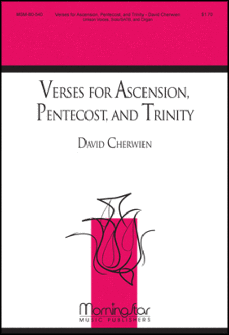 Verses for Ascension, Pentecost and Trinity