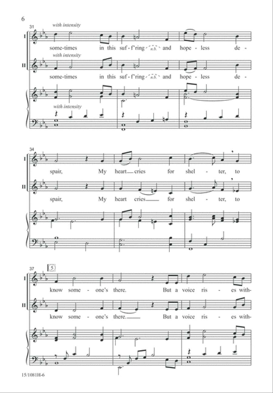 Inscription of Hope 2-Part scores gallery preview page 6