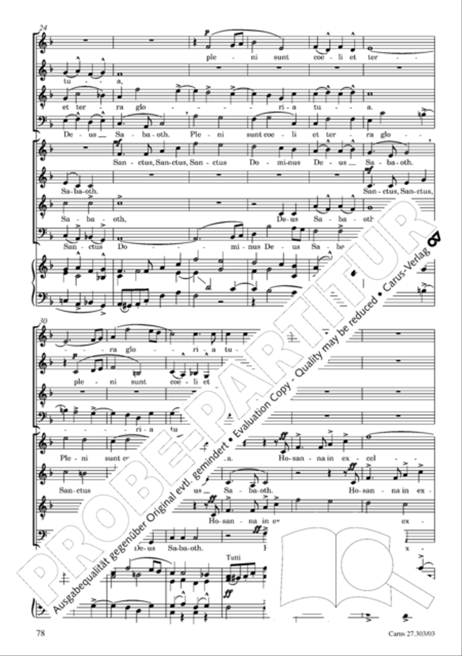 Messa da Requiem 4-Part scores gallery preview page 79