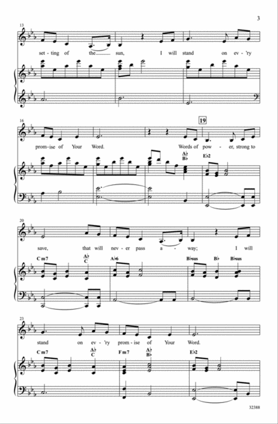 Every Promise of Your Word 4-Part scores gallery preview page 3