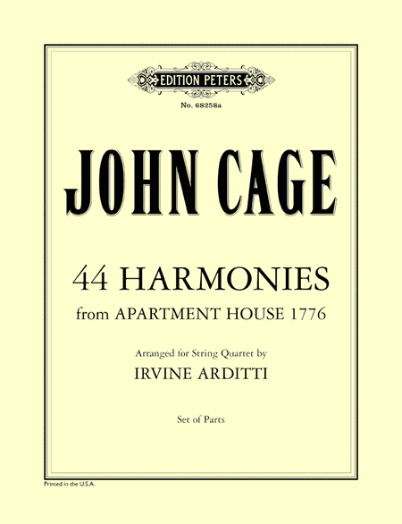 44 Harmonies from Apartment House 1776