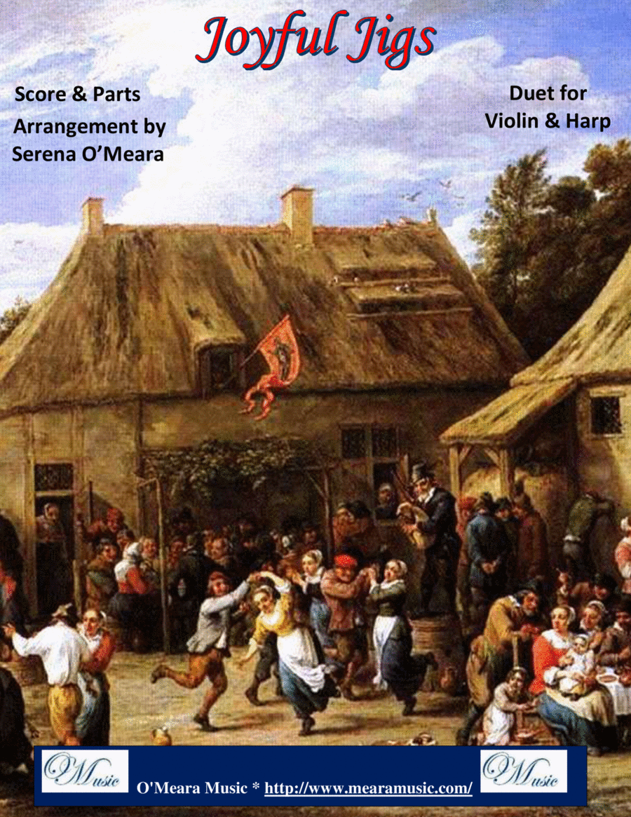 Joyful Jigs, Duet for Violin and Harp String Duet scores gallery preview page 1