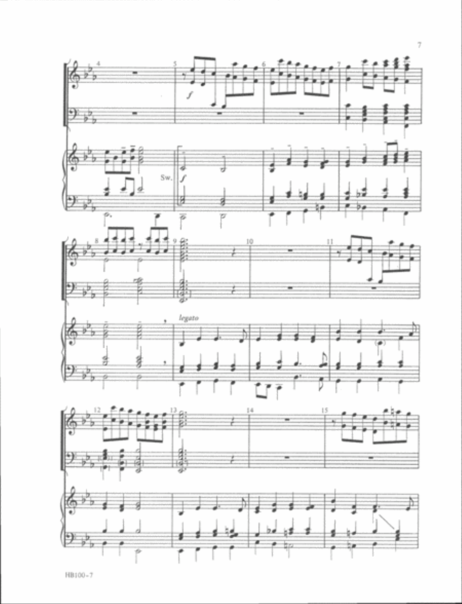 Two for Two by Two for Christmas - full score Handbell Choir scores gallery preview page 5