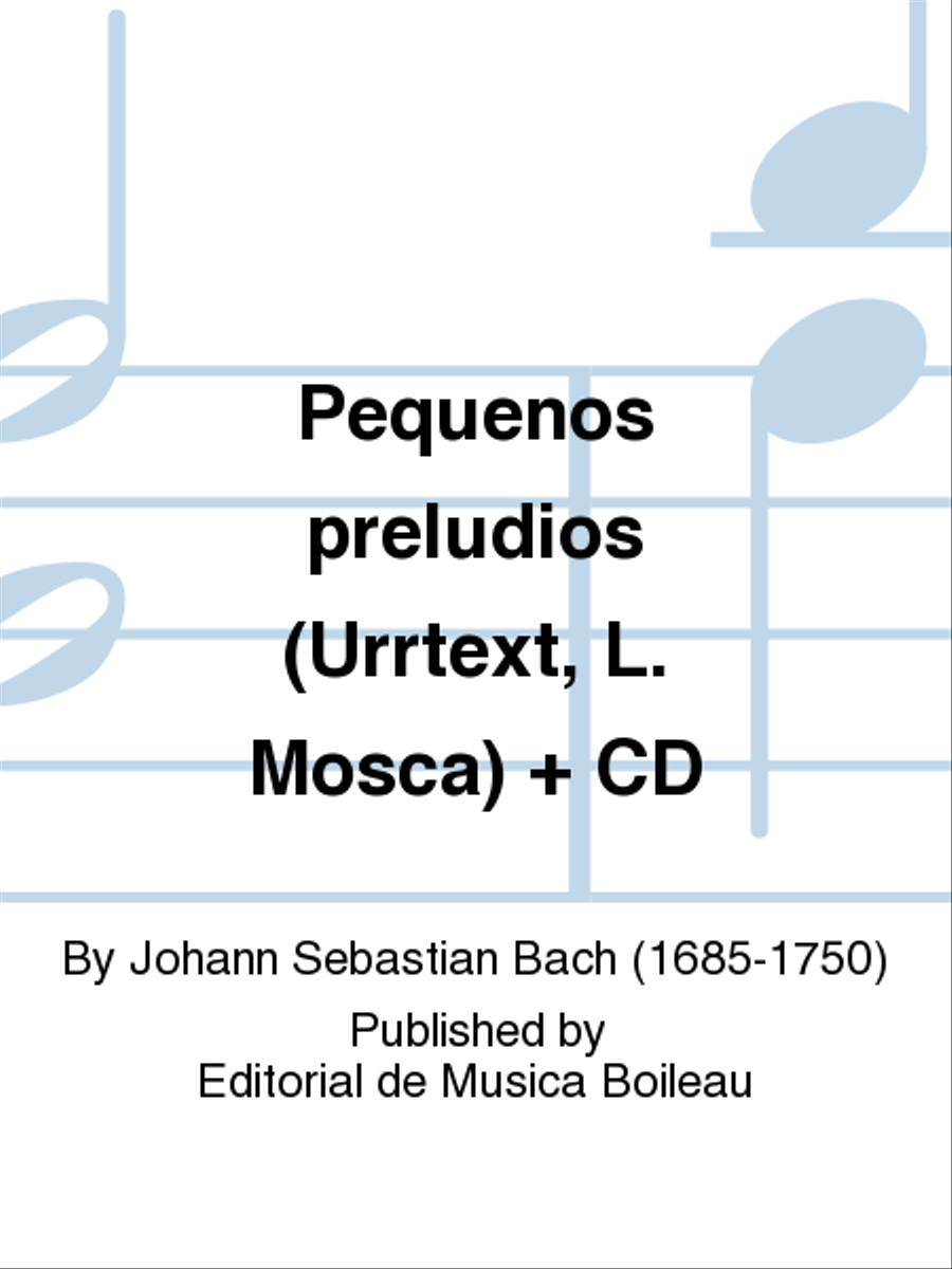 Pequenos preludios (Urrtext, L. Mosca) + CD Piano Solo scores gallery preview page 1