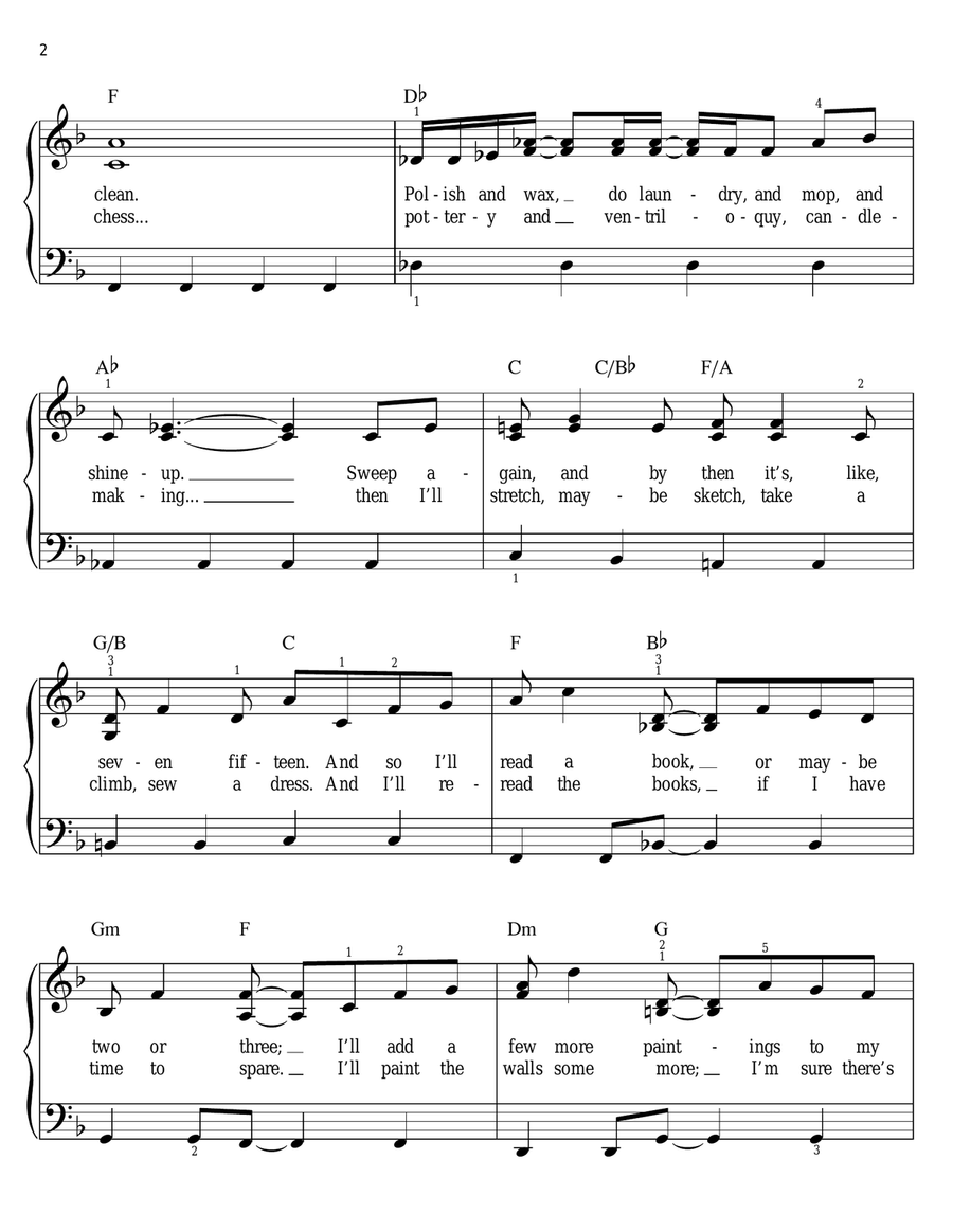 When Will My Life Begin? (from Tangled) Voice scores gallery preview page 2