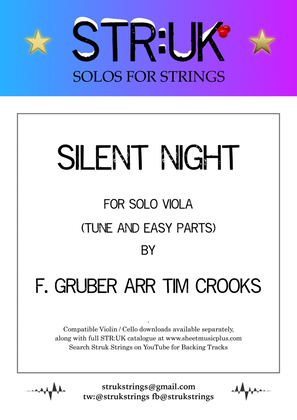 Book cover for Silent Night (STR:UK Viola Solo)