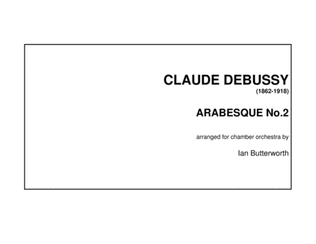 DEBUSSY Arabesque No.2 for chamber orchestra