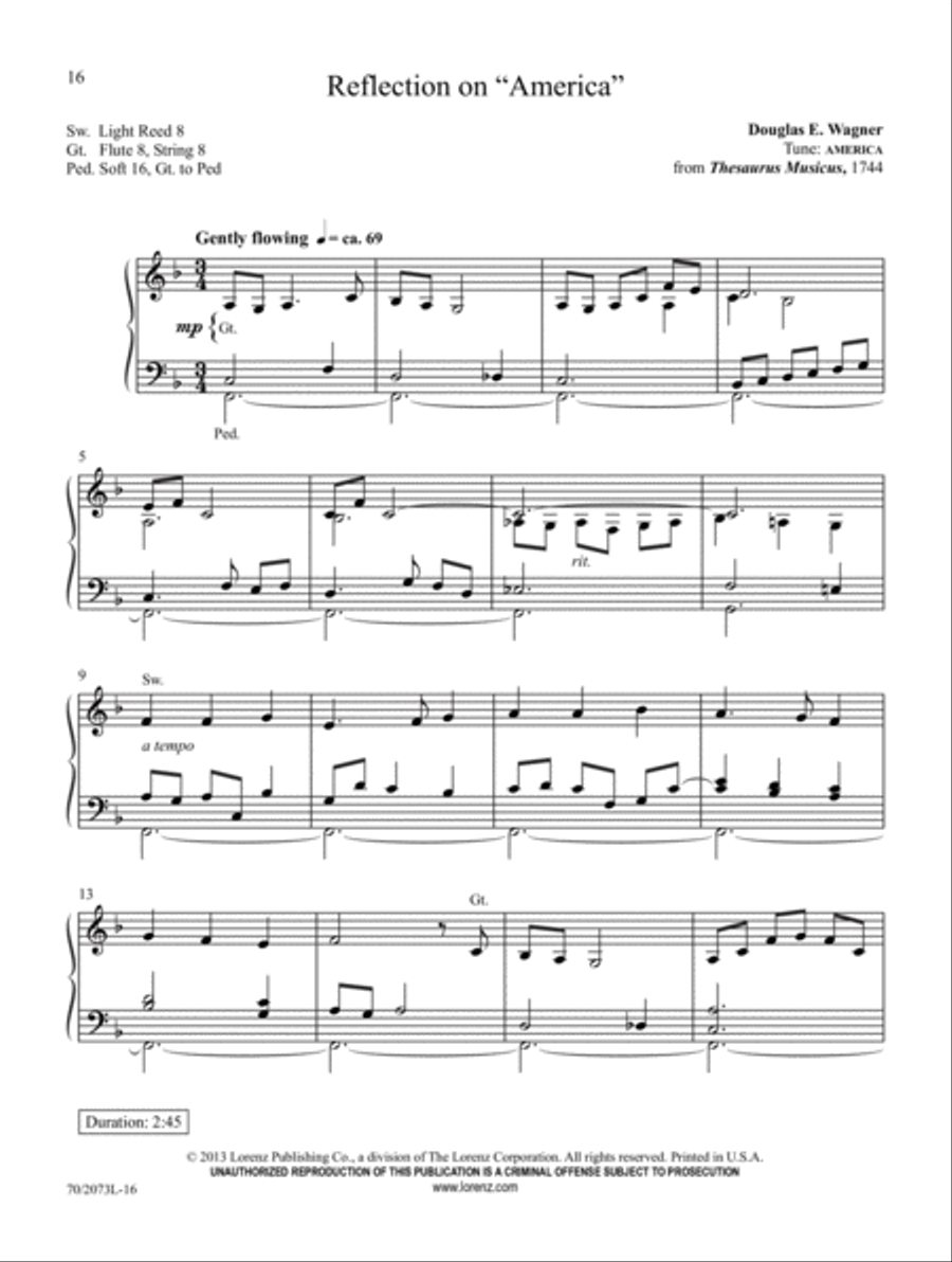 Joys Are Flowing Organ Solo scores gallery preview page 8