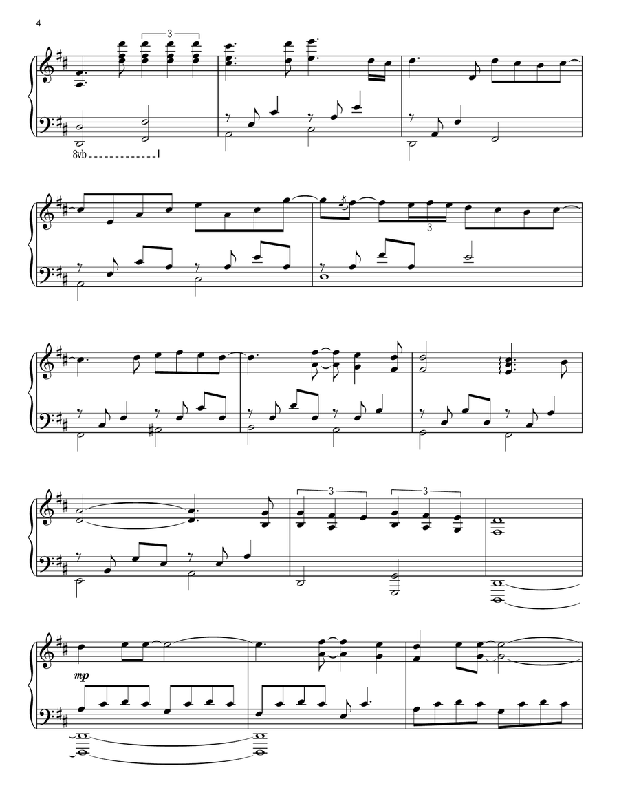Turn! Turn! Turn! (To Everything There Is A Season) Piano Solo scores gallery preview page 4