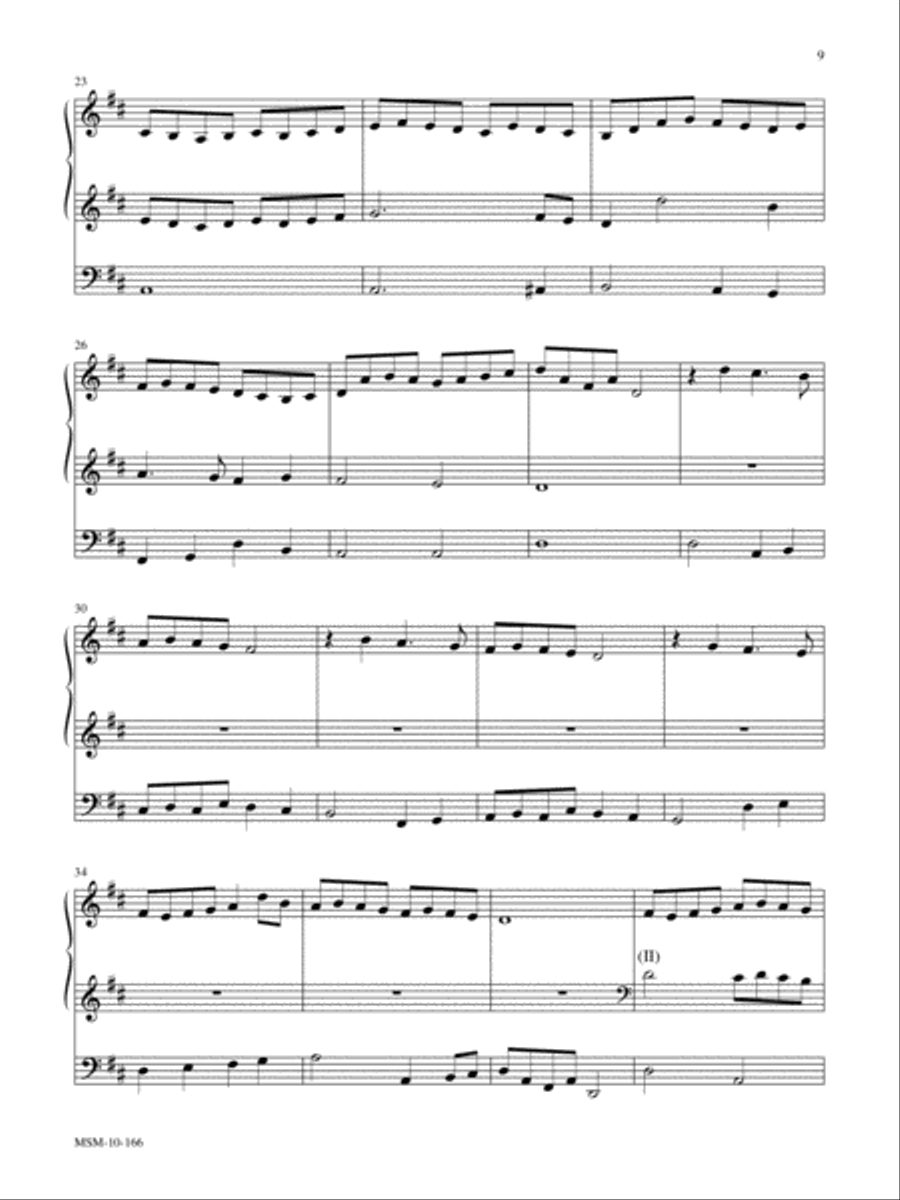 Joy to the World Variations for Organ Organ Solo scores gallery preview page 5