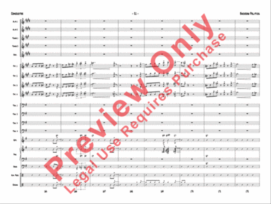Backrow Politics Backrow Politics Jazz Ensemble scores gallery preview page 24