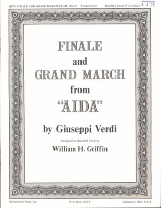 Book cover for Finale and Grand March From Aida