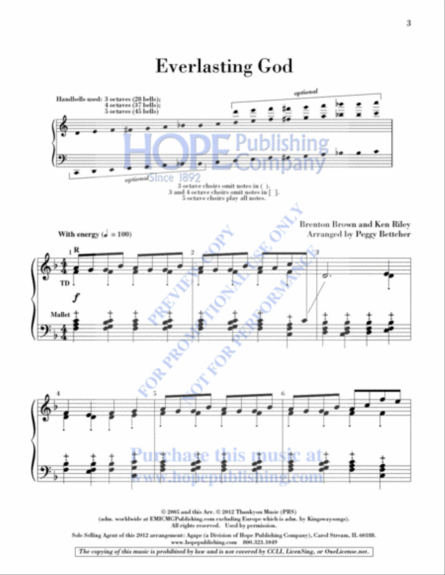 Everlasting God 5-Octaves scores gallery preview page 3