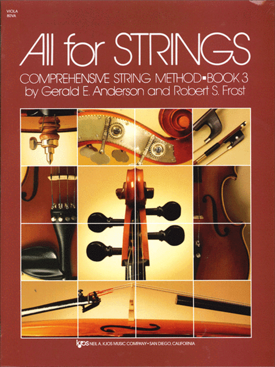 All For Strings Book 3 - Viola String Orchestra scores gallery preview page 1