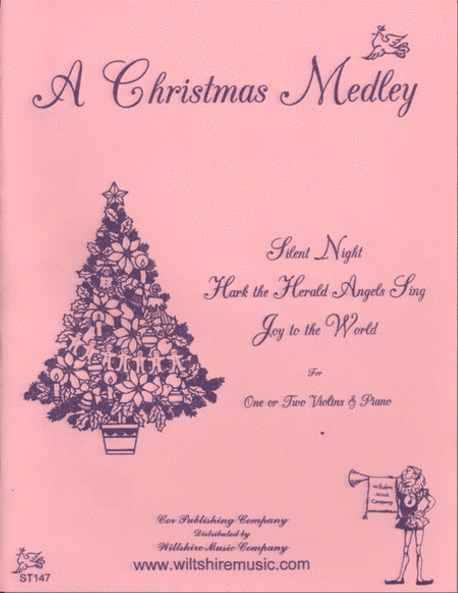Christmas Medley Violin scores gallery preview page 1