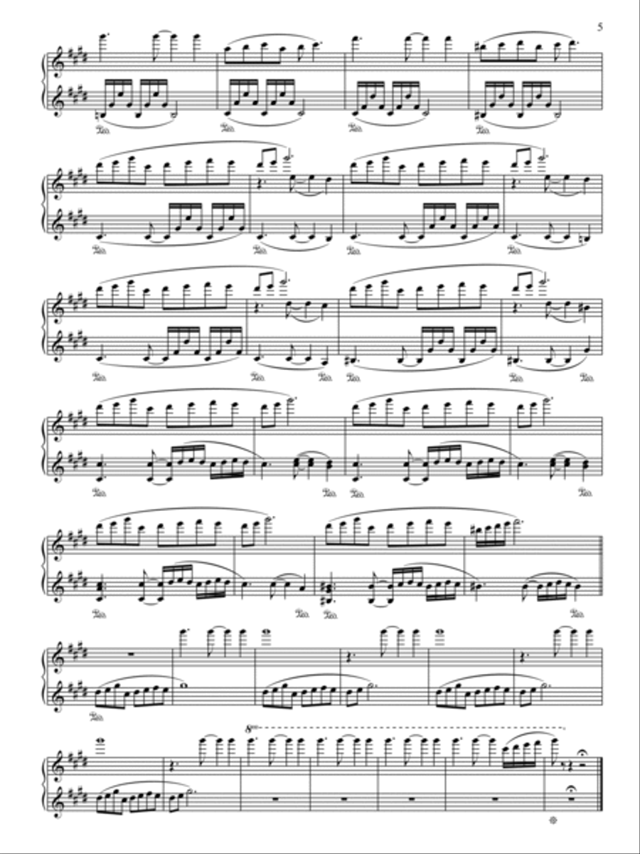 Boris Kosak - ALL THE COLORS OF LOVE - full album score Piano Solo scores gallery preview page 5