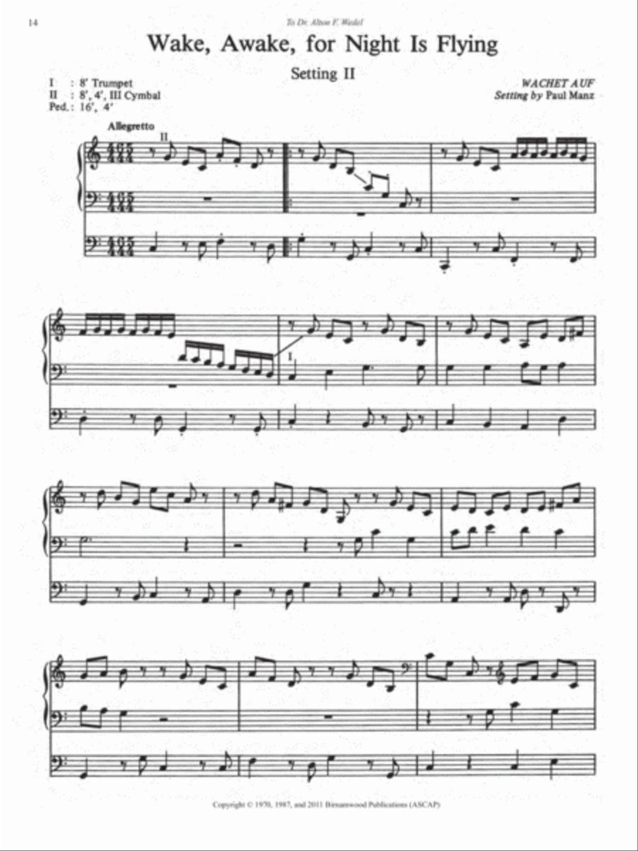 Ten Chorale Improvisations, Set 4 Organ scores gallery preview page 7
