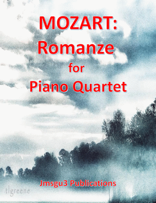 Book cover for Mozart: Romanze from K. 525 for Piano Quartet