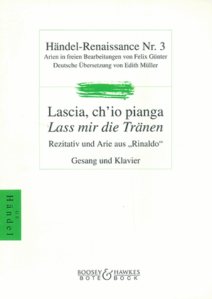 Book cover for Lascia Ch'io Pianga