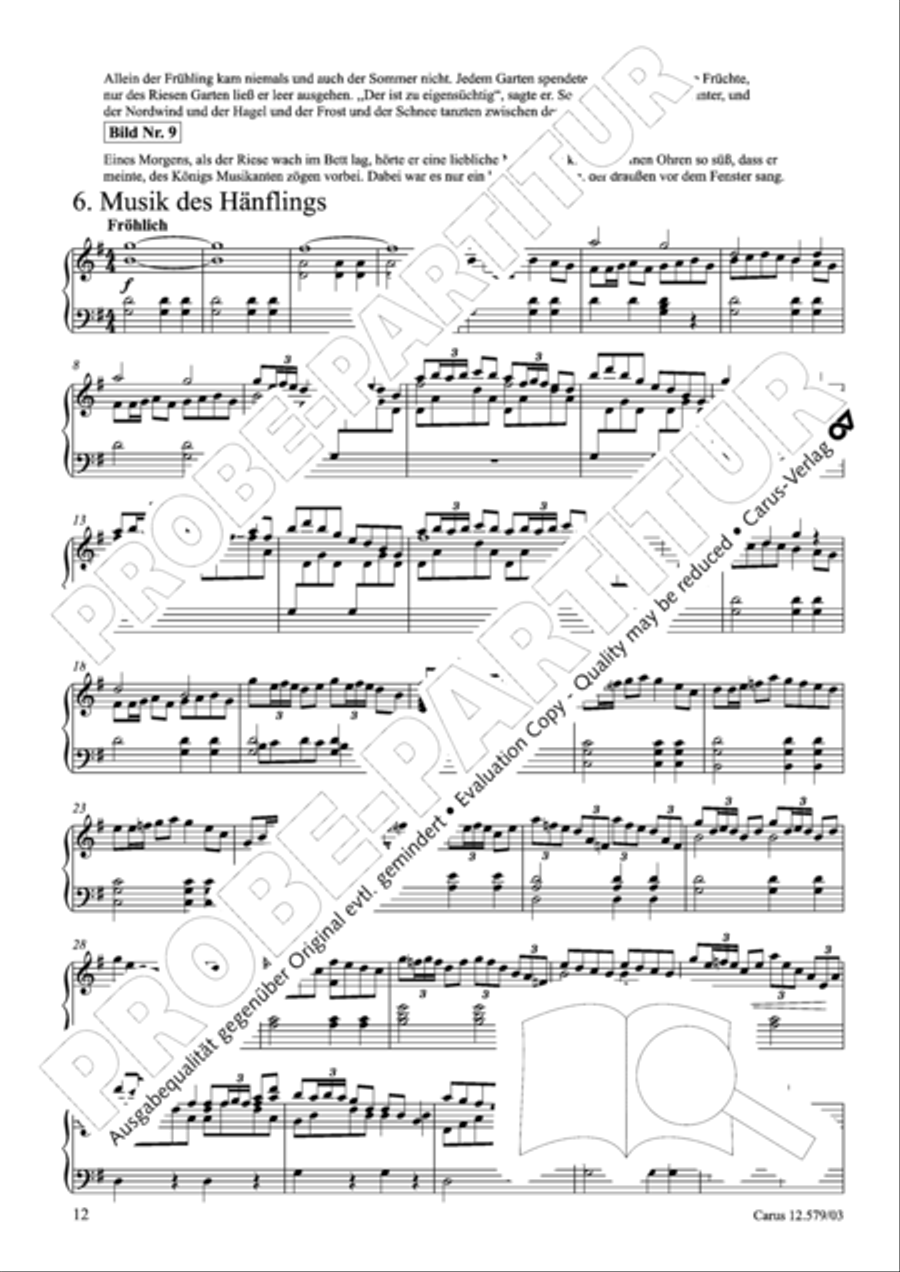 Der Garten des Riesen Der Garten des Riesen Children's Choir scores gallery preview page 13