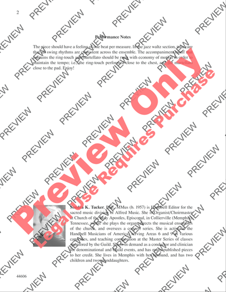It's the Most Wonderful Time of the Year Handbell Choir scores gallery preview page 2