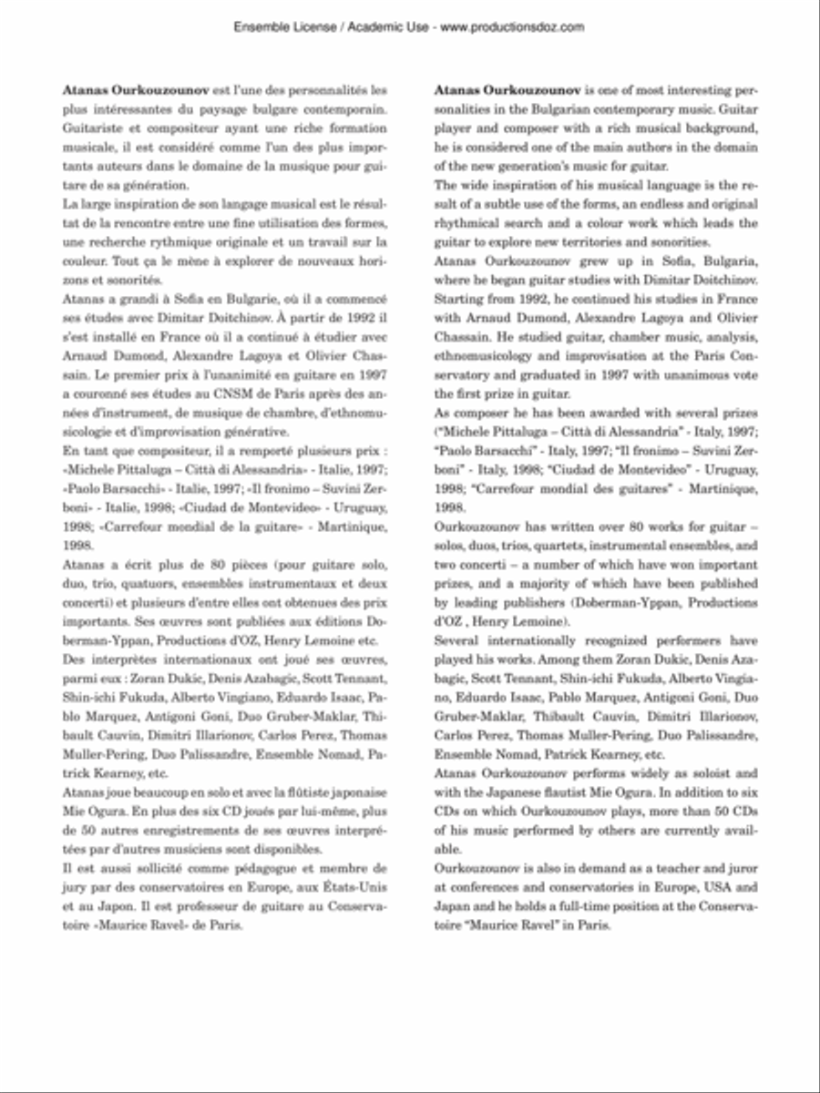 Postlude in Green Classical Guitar scores gallery preview page 2