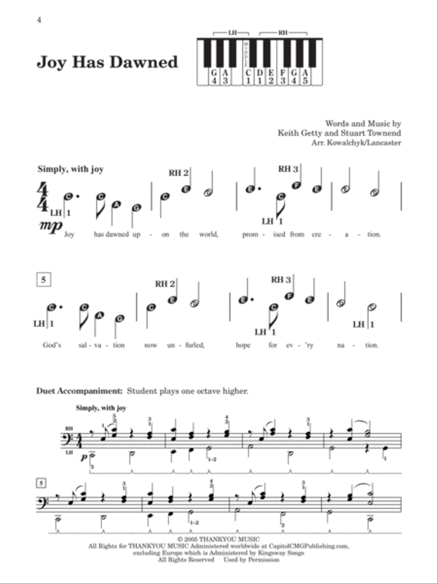 Pre-Reading & First Book of Christmas Praise (Value Pack) Easy Piano scores gallery preview page 3