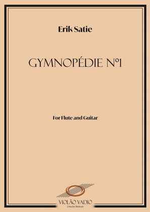 Book cover for Gymnopedie 1 - guitar and flute