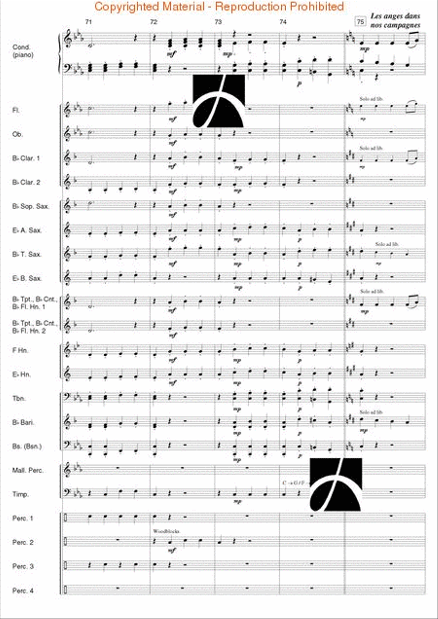 Band Time Christmas Concert Band scores gallery preview page 108