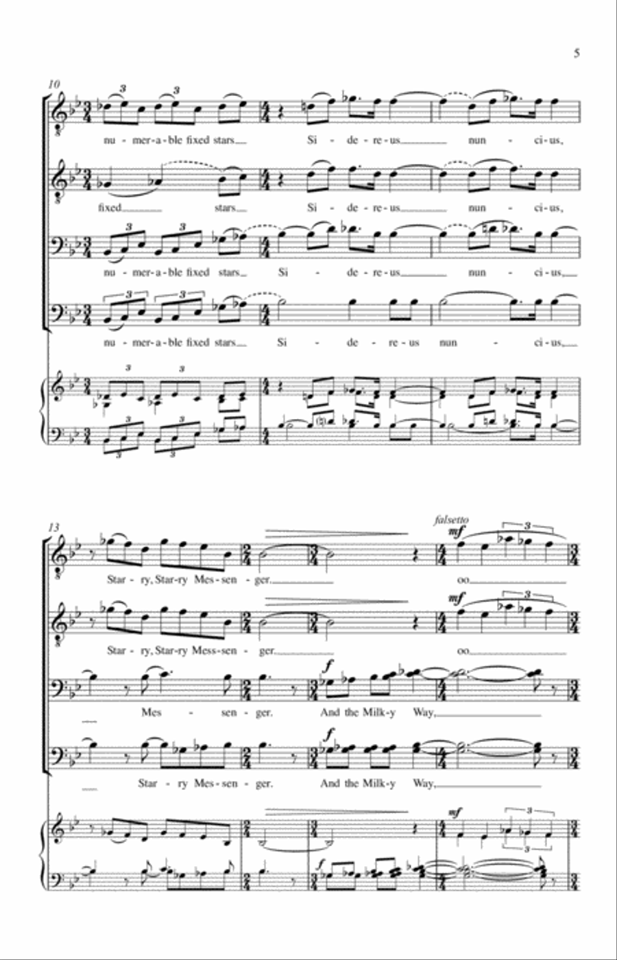 Starry Messenger TTBB scores gallery preview page 4