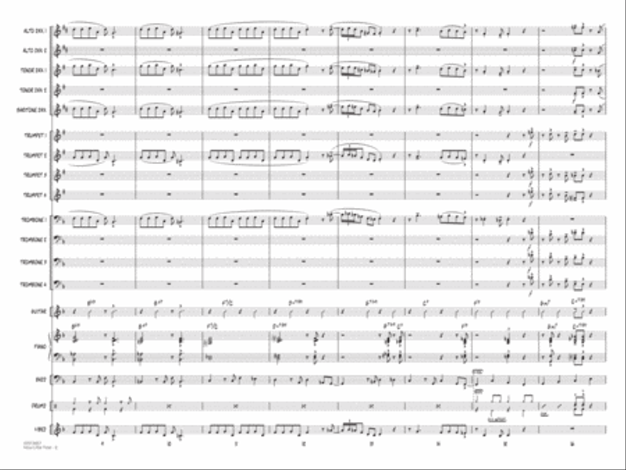 Now's the Time (arr. Mark Taylor) - Conductor Score (Full Score) Jazz Ensemble scores gallery preview page 2