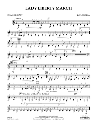 Lady Liberty March - Bb Bass Clarinet