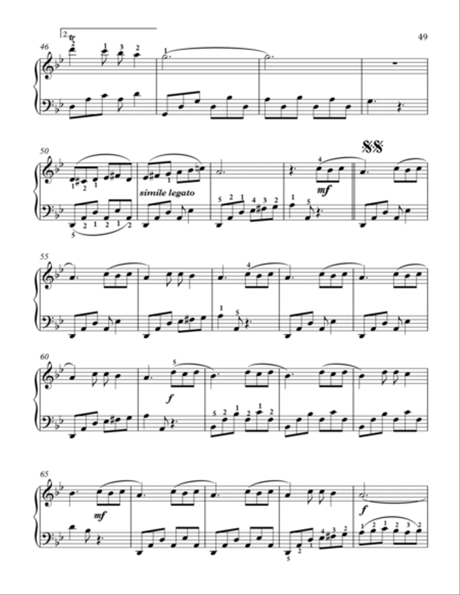 Bahaneh (Level 2) بهانه Easy Piano scores gallery preview page 3