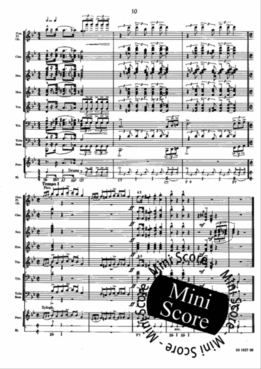 Sweet Carolina Charleston Concert Band scores gallery preview page 14