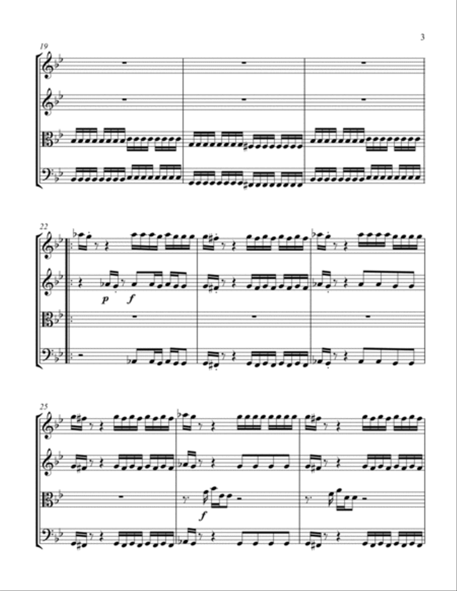 Chop Suey! String Quartet scores gallery preview page 3