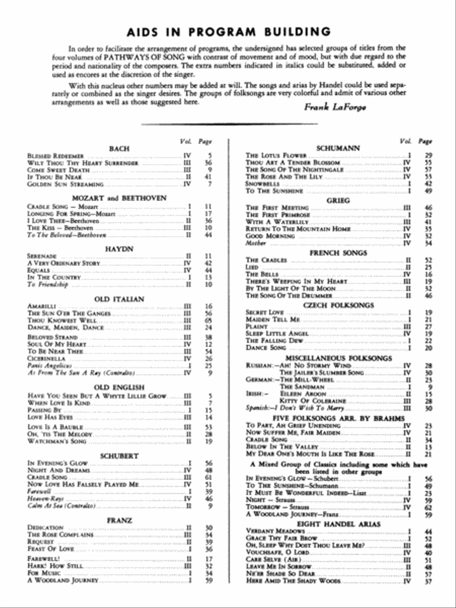 Pathways of Song, Volume 4 Voice scores gallery preview page 3