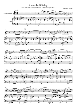 Air on the G String (alto sax & piano)