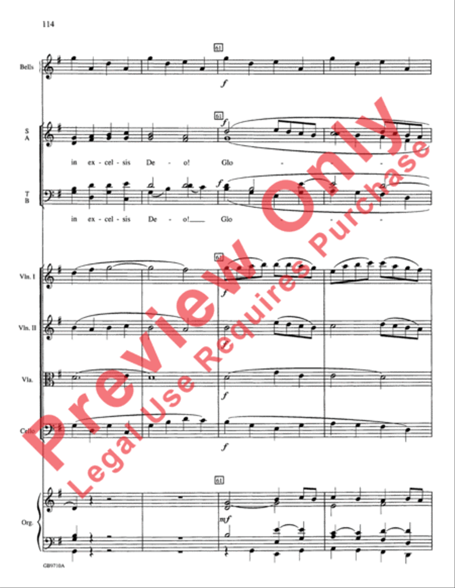 A Festival of Lessons and Carols Choir scores gallery preview page 115