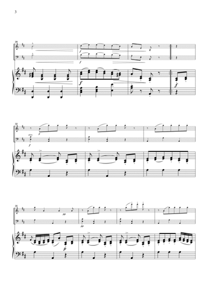 Boccherini Menuetto (String Quintet Op.13, No.5, 3rd mvt.), for piano trio, PB201 image number null