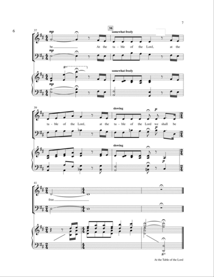 At the Table of the Lord 2-Part scores gallery preview page 7