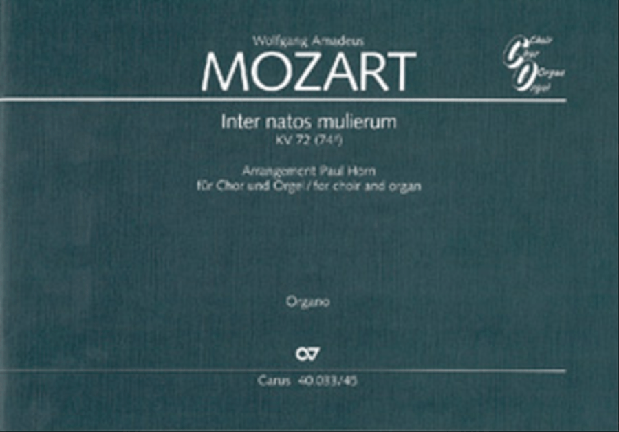 Inter natos mulierum Inter natos mulierum 4-Part scores gallery preview page 1